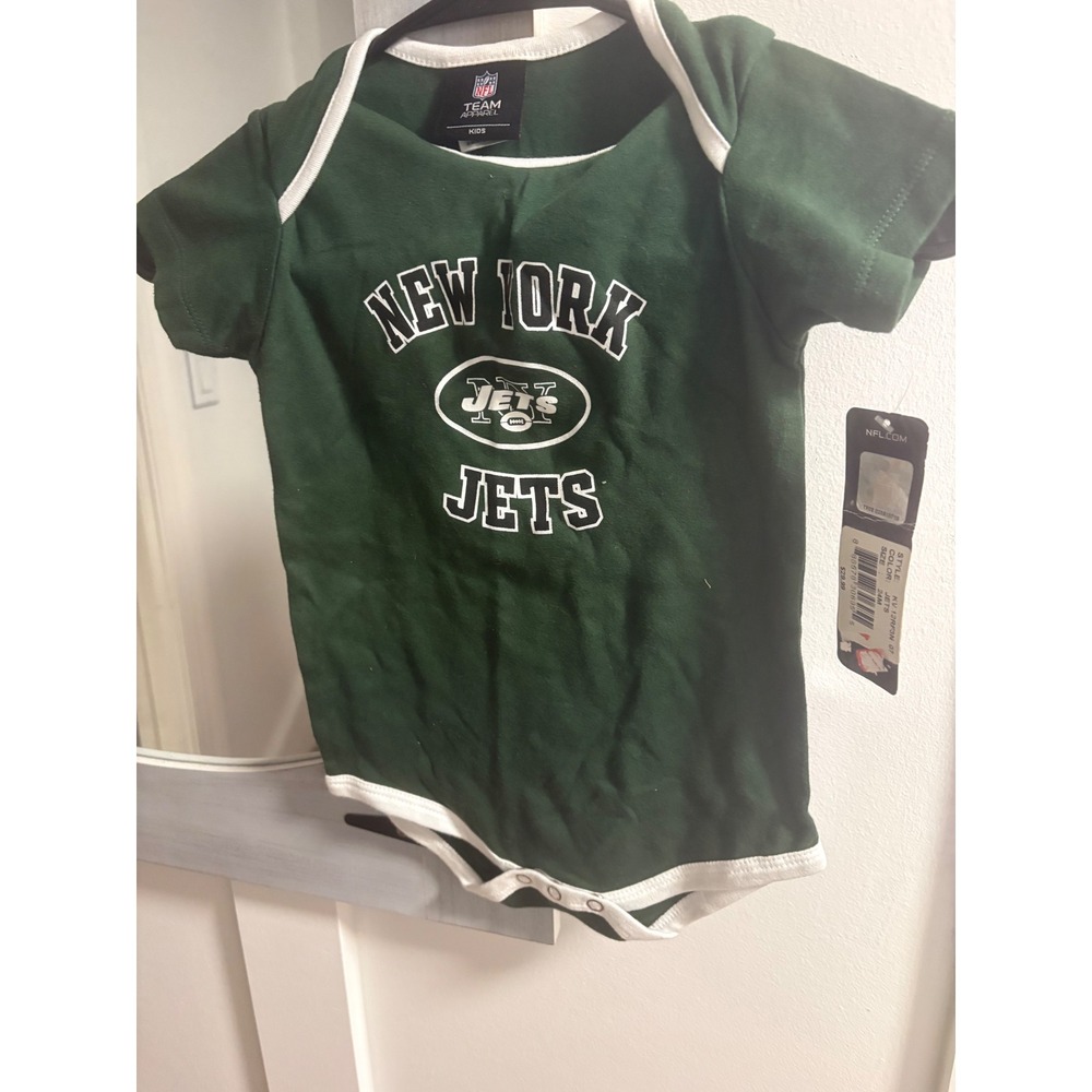 NFL Team Apparel New York Jets Baby Bodysuit Green 24 Months KV12RF3N 07
